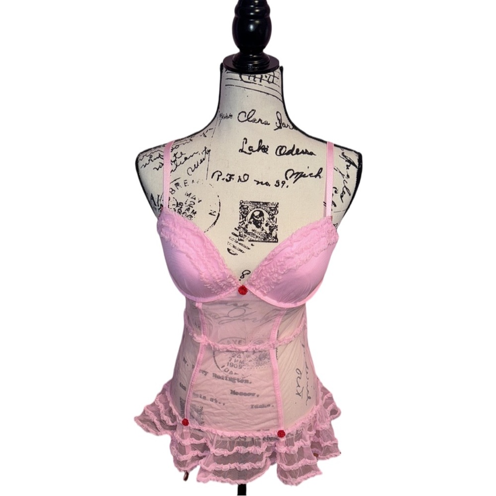 Victoria’s Secret Pink Push-Up Teddy – Size 36D